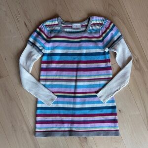 Hanna Anderson Striped Multicolor Girl’s Sweater Dress